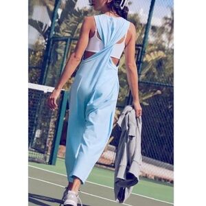 Free people Hot Shot Twisted Onesie in Light Blue NWT